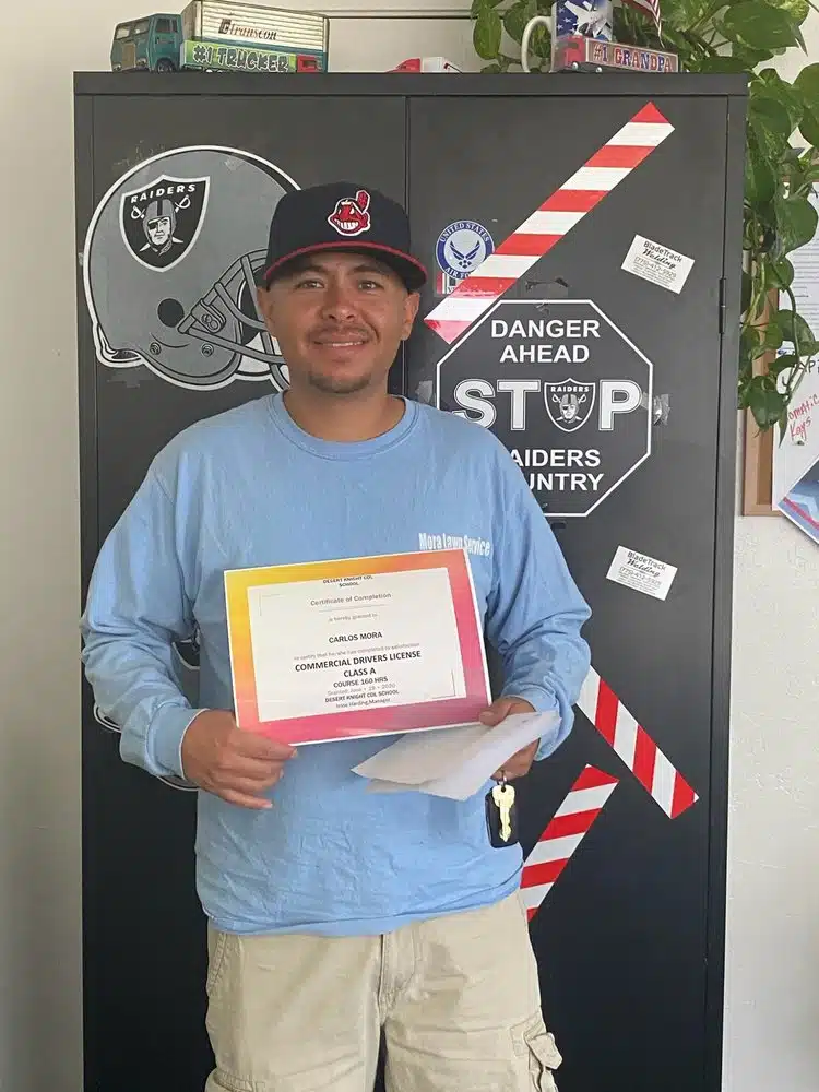 CDL School graduate