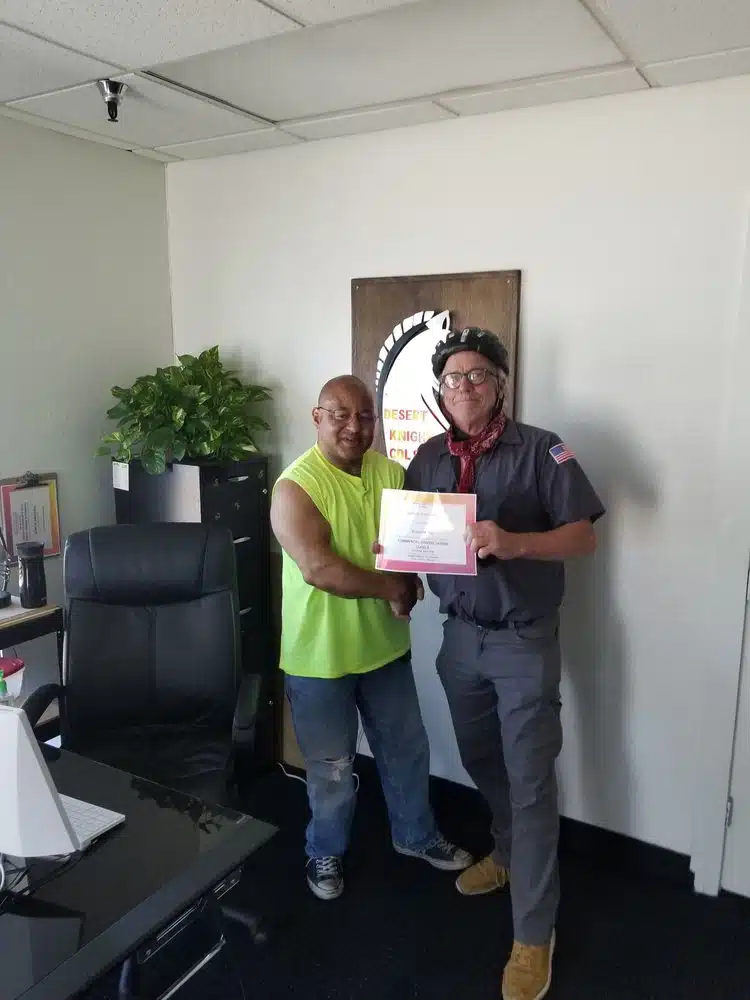 CDL School graduate