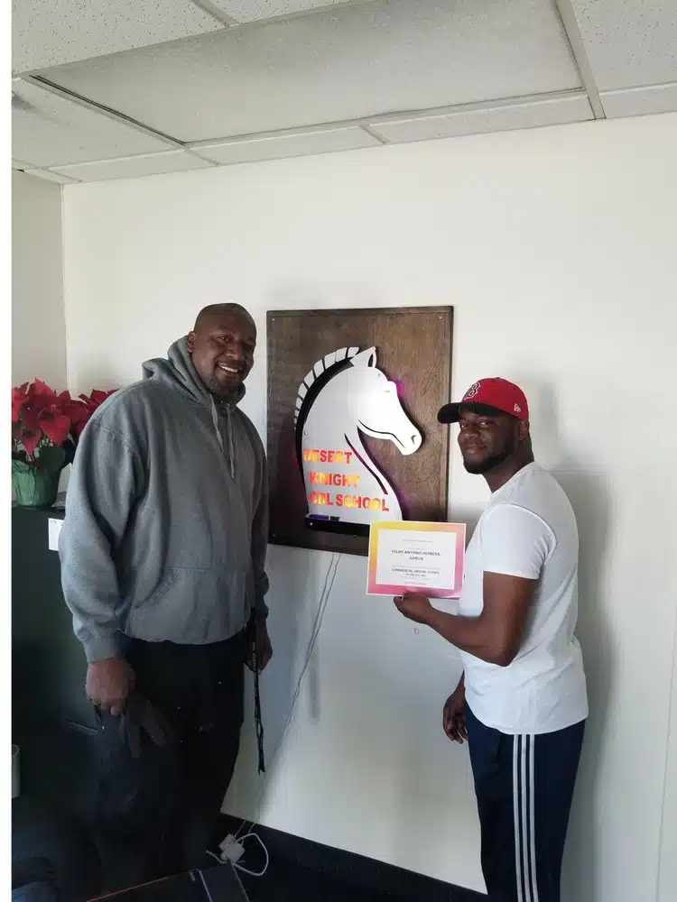 CDL School graduate