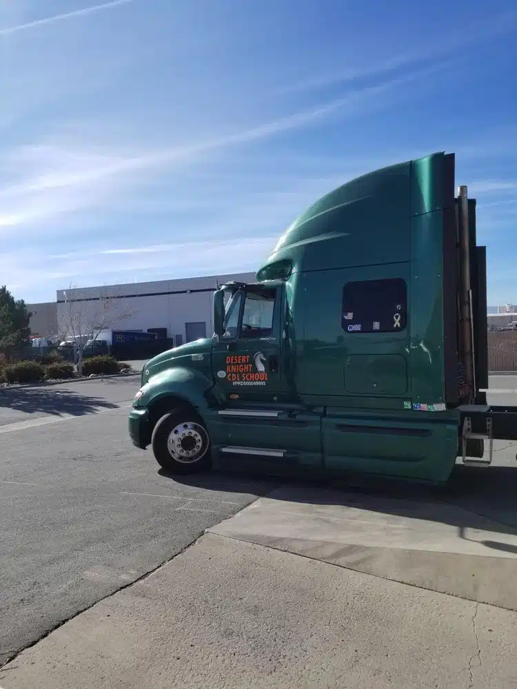 Green Desert Knight School Truck