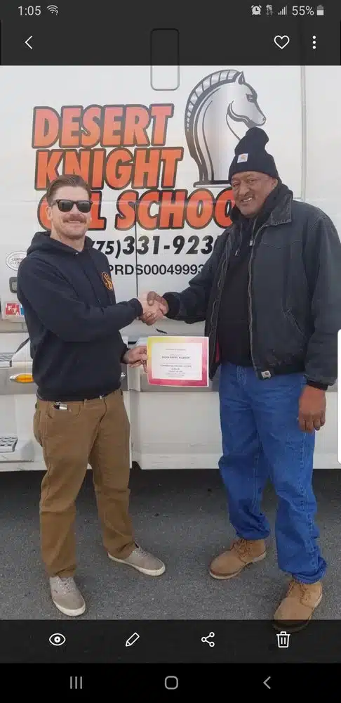CDL school graduate