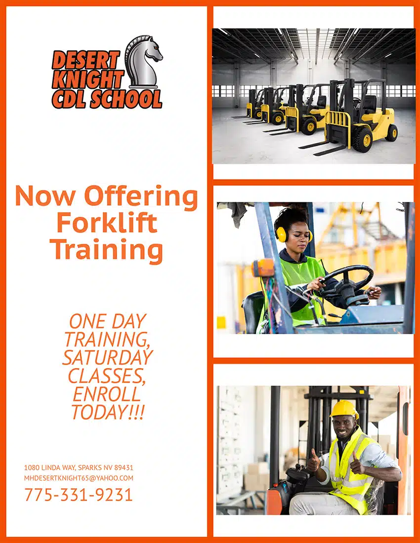 Forklift training classes